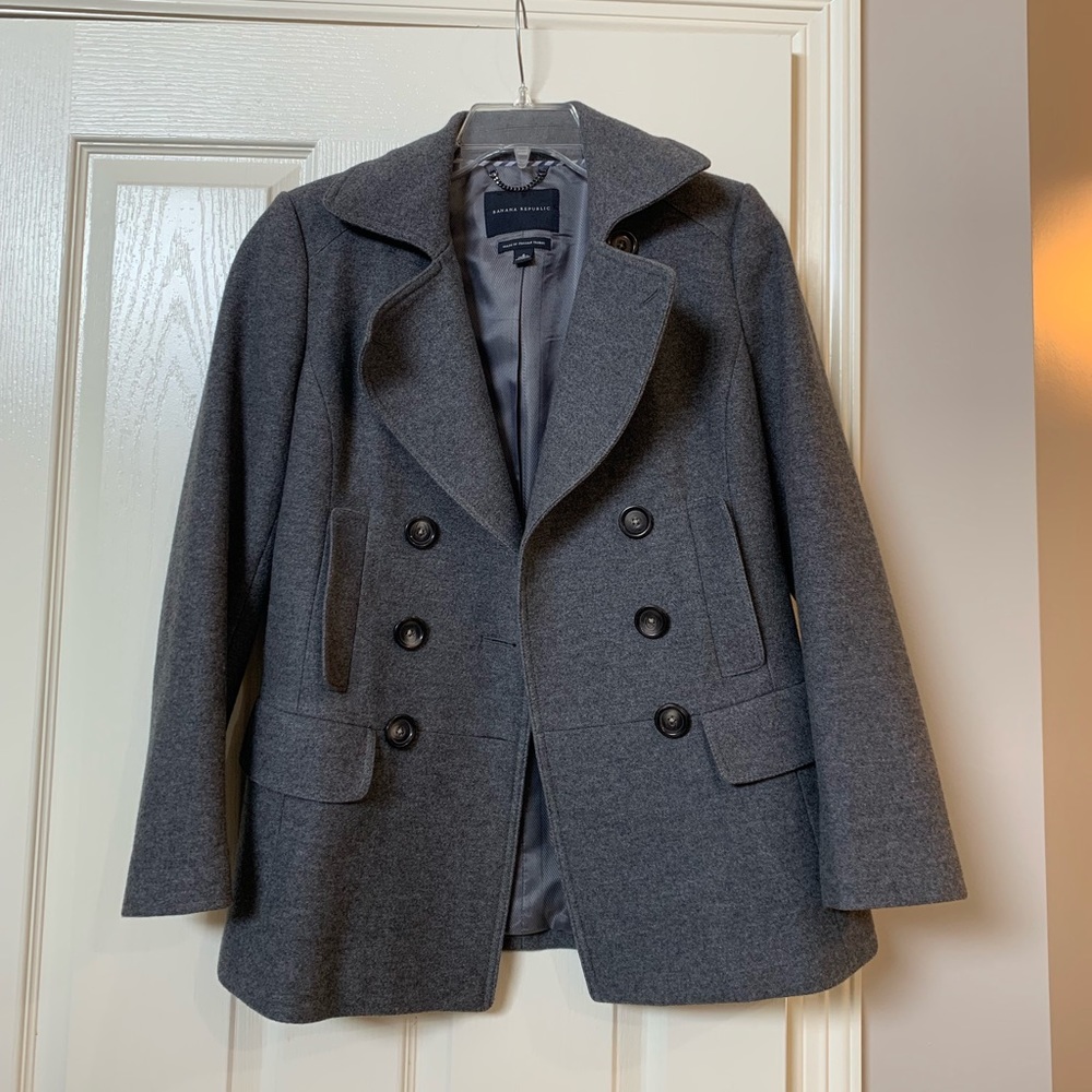 Banana Republic wool pea coat